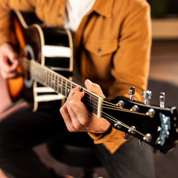 Washburn WA90CEVSB Dreadnought Acoustic Electric Guitar - Tobacco Burst (WA90CEVSB-U)