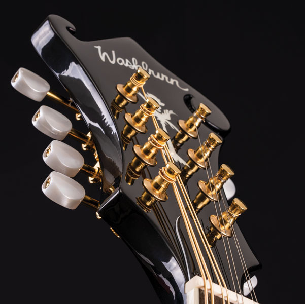 Washburn M1SD Americana Series A-Style Mandolin - Black (M1SDLB-A-U) | Musician Madness