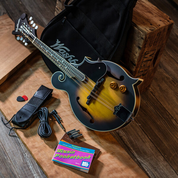 Washburn M3E Pack American Series F-Style Mandolin Pack - Sunburst (M3EK-A-U)