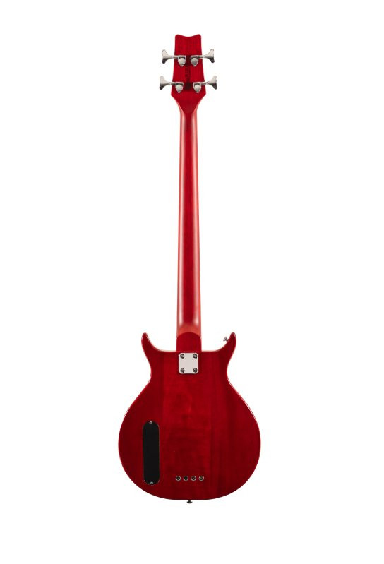 Washburn SB4R Wing Series Scavenger Electric Bass. Trans Red (SB4R-U) | Musician Madness