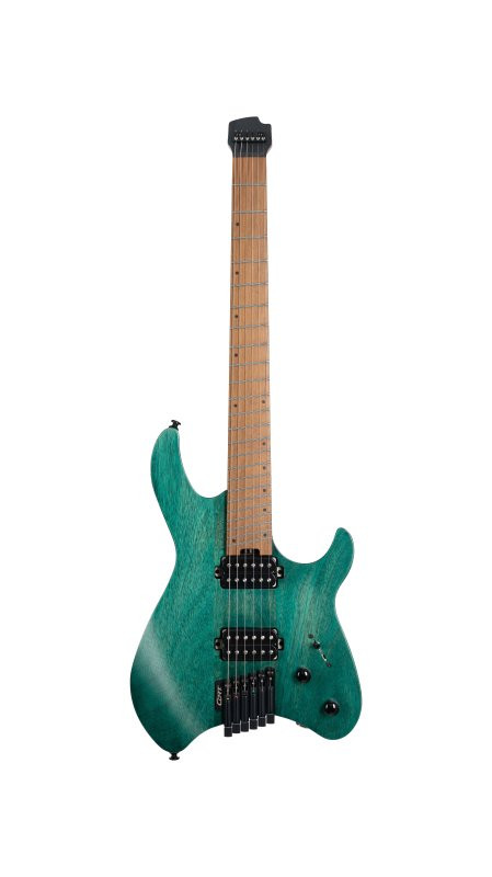 Cort Space 6GTR Multi-Scale Electric Guitar w/Gig-Bag - Semi Gloss Turquoise (SPACEG6MSSGTQ-U)