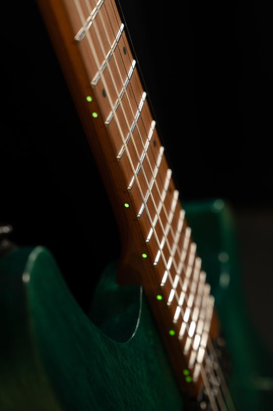 Cort Space 6GTR Multi-Scale Electric Guitar w/Gig-Bag - Semi Gloss Turquoise (SPACEG6MSSGTQ-U)