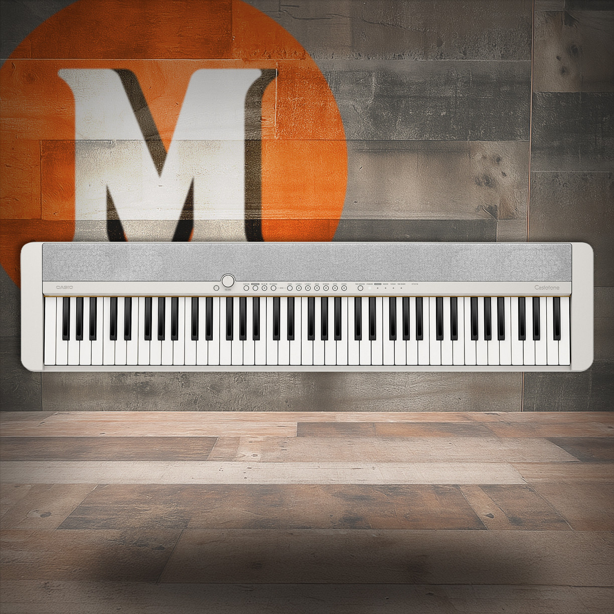 Casio Casiotone CT-S1 76-Key Portable Keyboard - White (CT-S1-76WE)