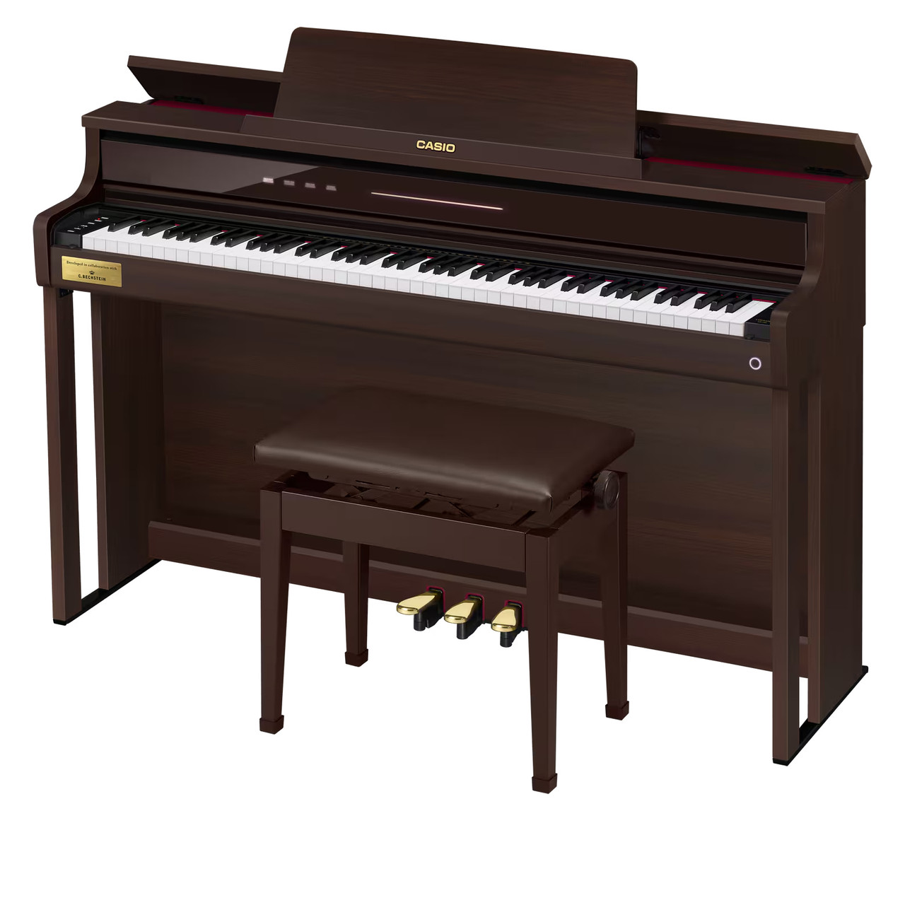 Casio AP-750 Digital Cabinet Piano - Rosewood (AP750BN) | Musician Madness