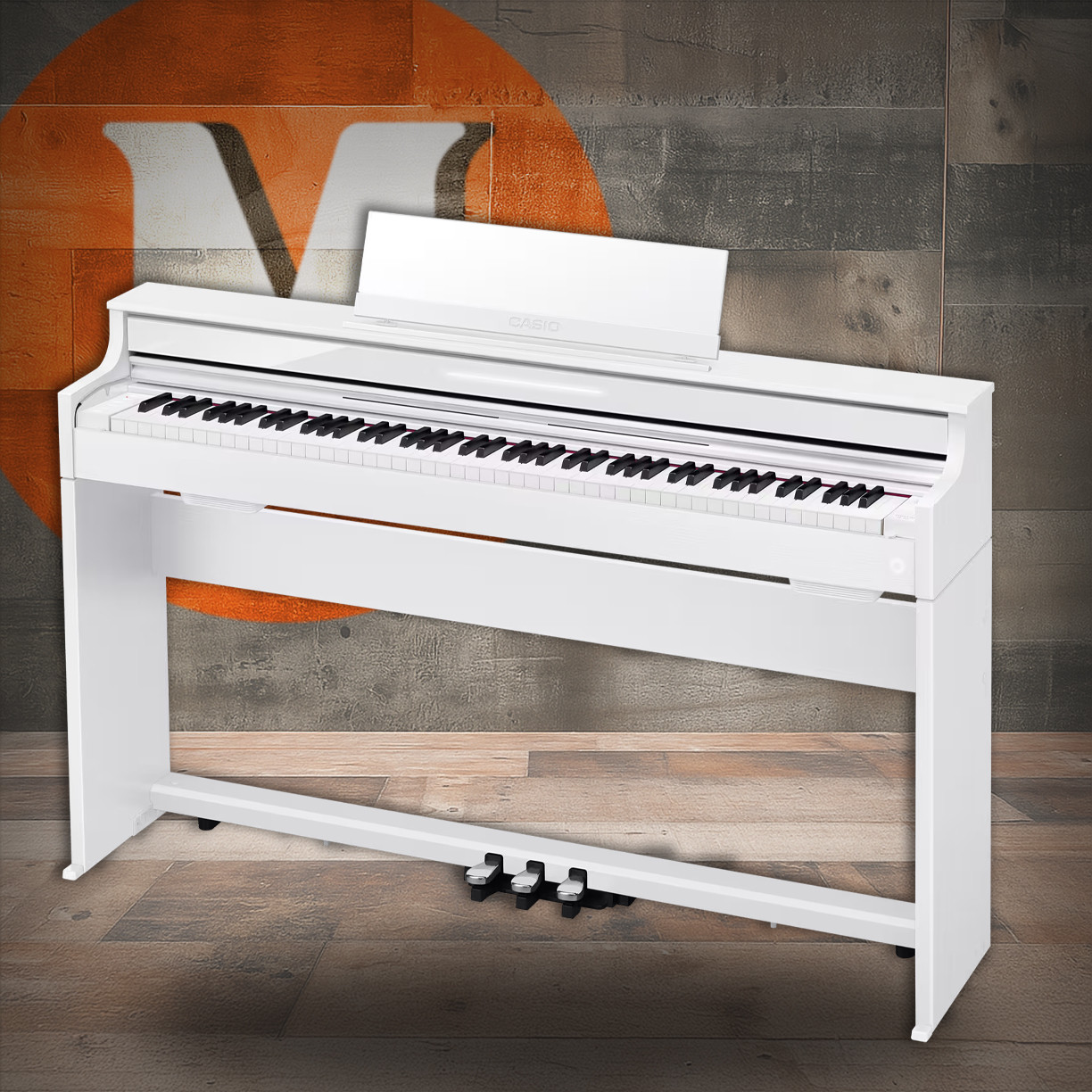 Casio AP-S450 Digital Cabinet Piano - White (AP-S450WE) | Musician Madness