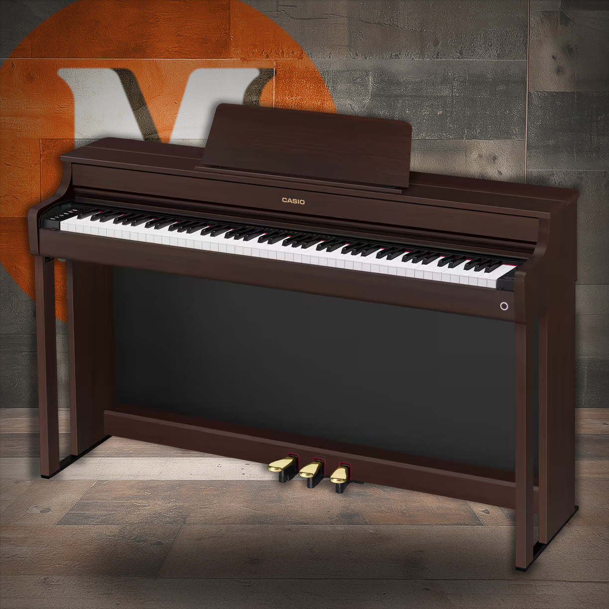 Casio AP-300 Digital Cabinet Piano - Rosewood (AP-300BN)