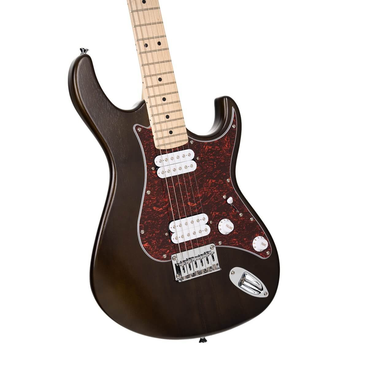Cort G100 HH G Series Double Cutaway Electric Guitar - Open Pore Walnut (G100HHOPW-U) | Musician Madness