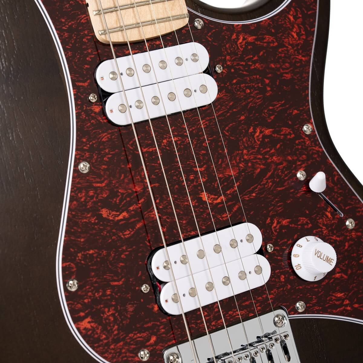 Cort G100 HH G Series Double Cutaway Electric Guitar - Open Pore Walnut (G100HHOPW-U) | Musician Madness