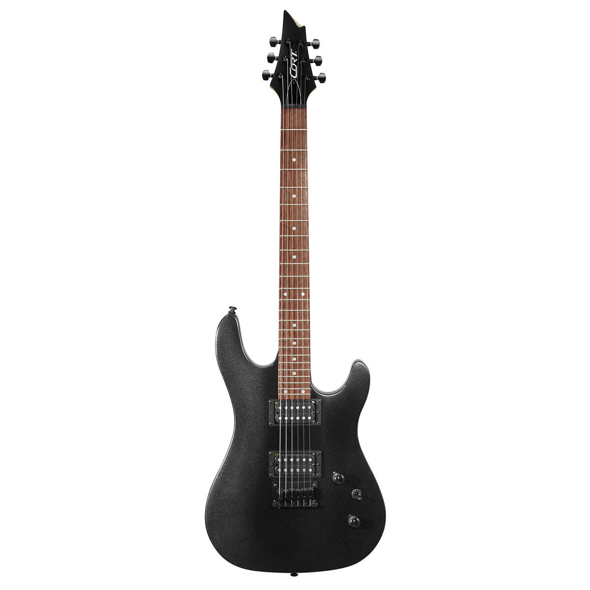 Cort KX100BKM KX Series Electric Guitar - Black Metallic (KX100BKM-U)