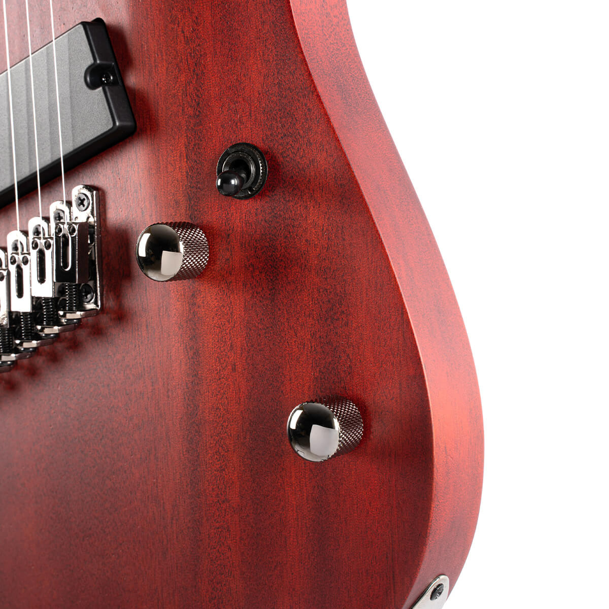 Cort KX Series Multi-Scale 7-String Electric Guitar - Open Open Pore Mahogany (KX307MSOPM-U)