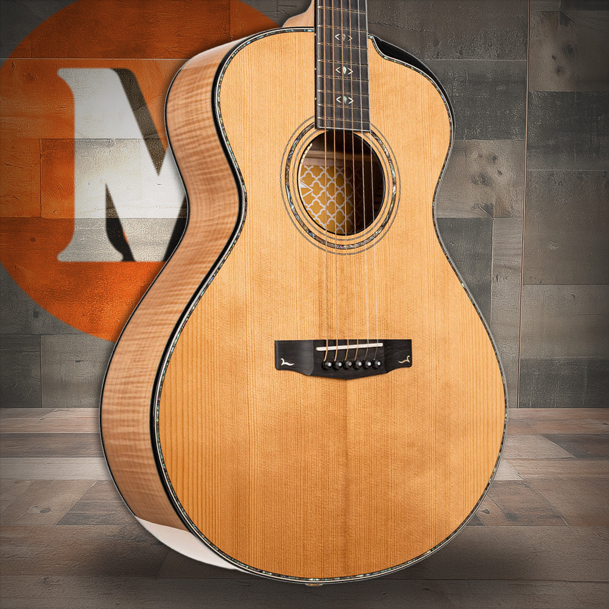 Cort GOLDPASSION Gold Series Gold Passion Acoustic-Electric Guitar - Natural Glossy (GOLDPASSION-U)