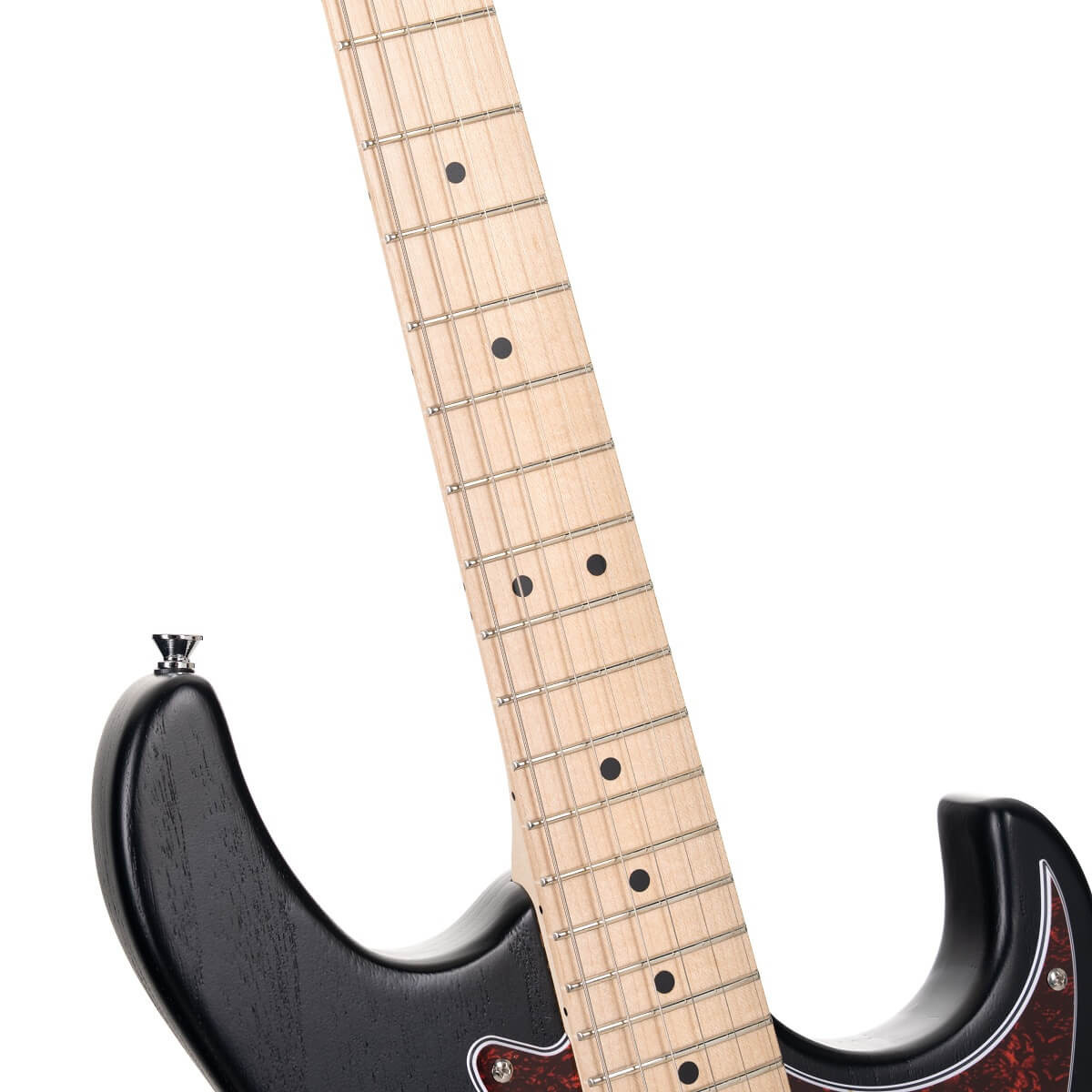 Cort G100 HH G Series Double Cutaway Electric Guitar - Open Pore Black (G100HHOPB-U)