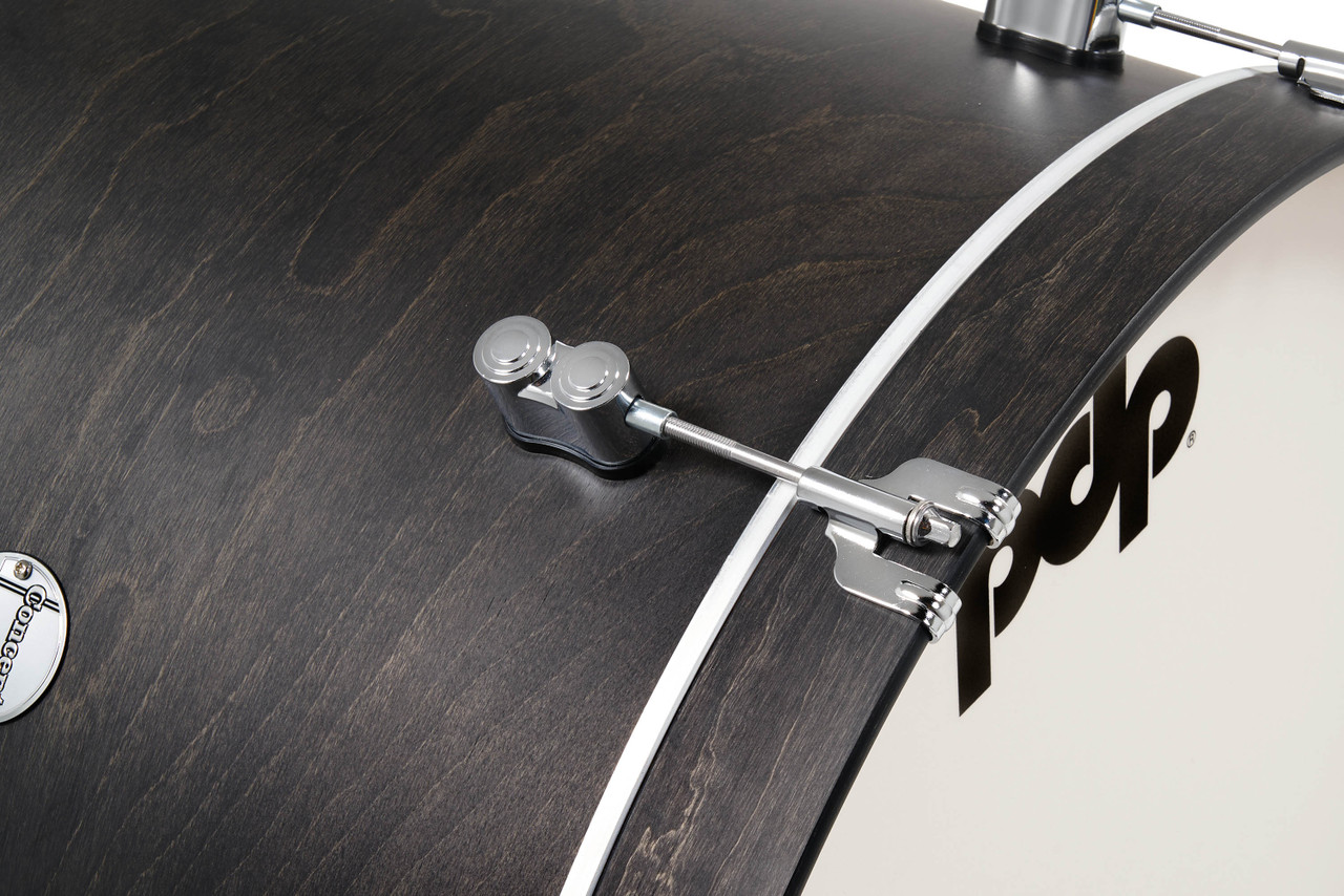 PDP Concept Classic Series 3-Piece Maple Shell Pack, 24" Bass Drum - Ebony w/Ebony Hoops (PDCC2613EE)