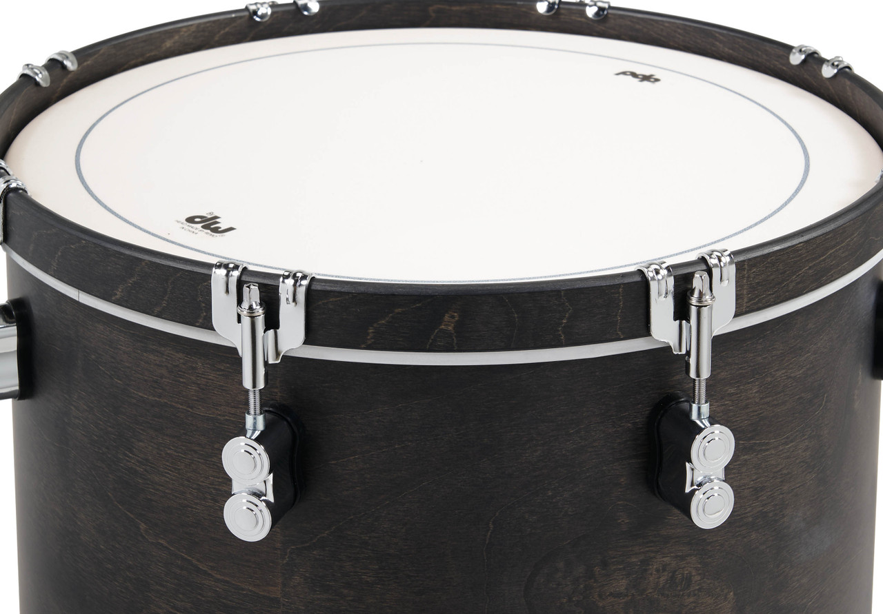 PDP Concept Classic Series 3-Piece Maple Shell Pack, 24" Bass Drum - Ebony w/Ebony Hoops (PDCC2613EE) | Musician Madness