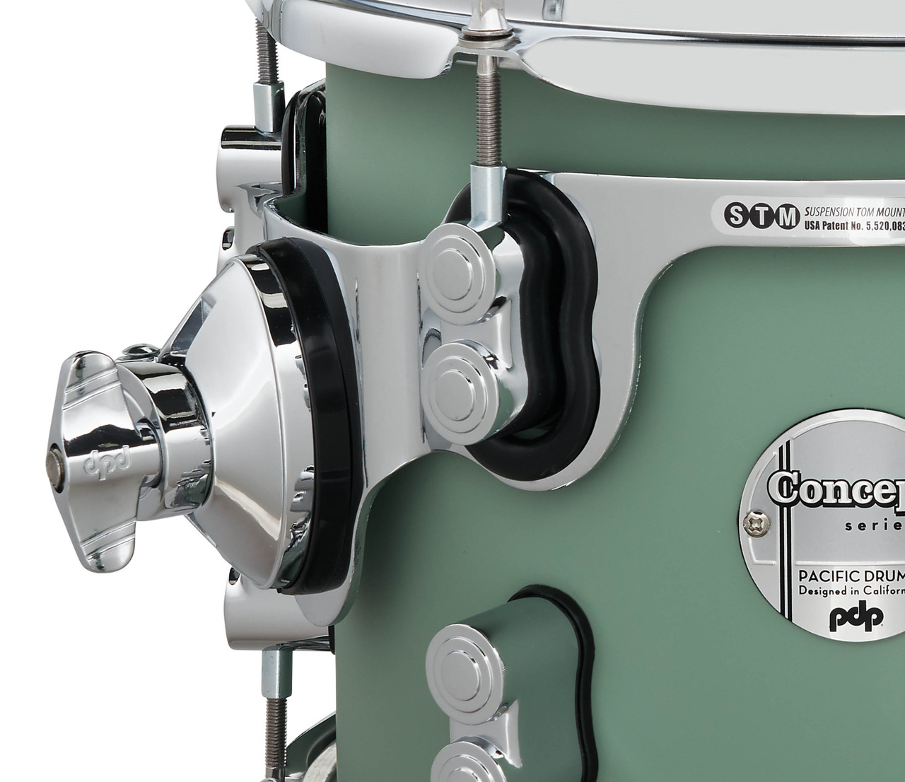 PDP Concept Maple 4-Piece Fusion Shell Pack - Satin Seafoam (PDCM20FNSF)