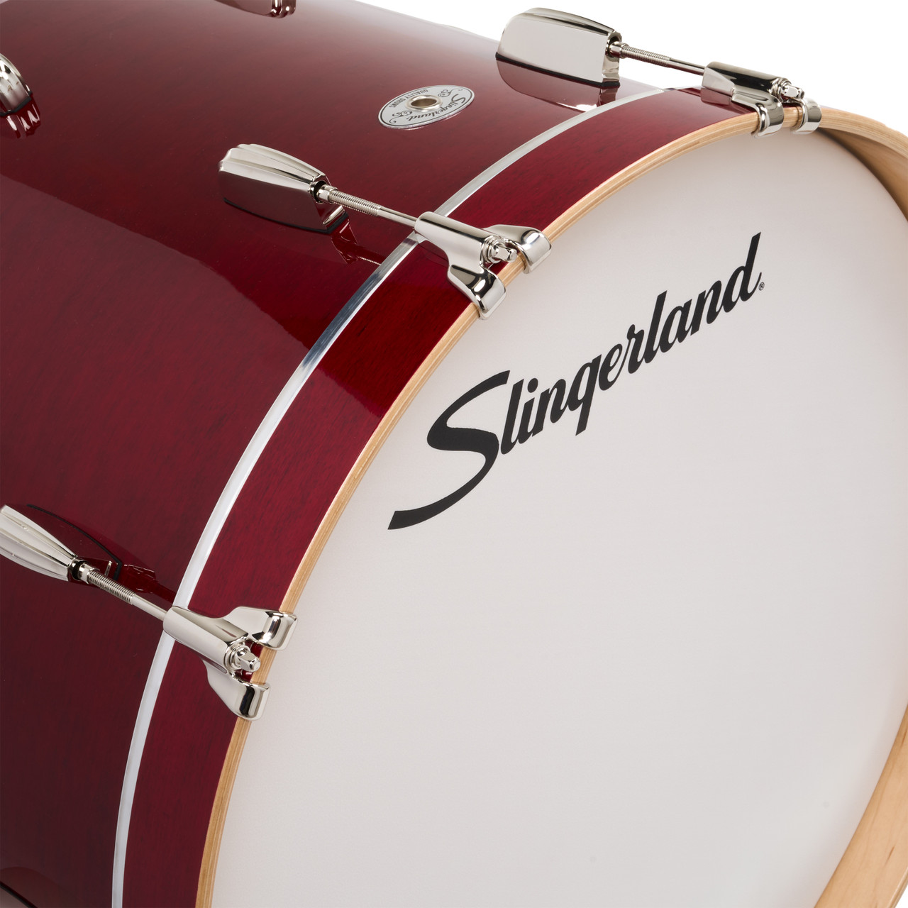 Slingerland 4Pc Studio King Kit, 13/16F/22K/6.5S, Royal Crimson (SDKTSKK22N04DNRCR) | Musician Madness