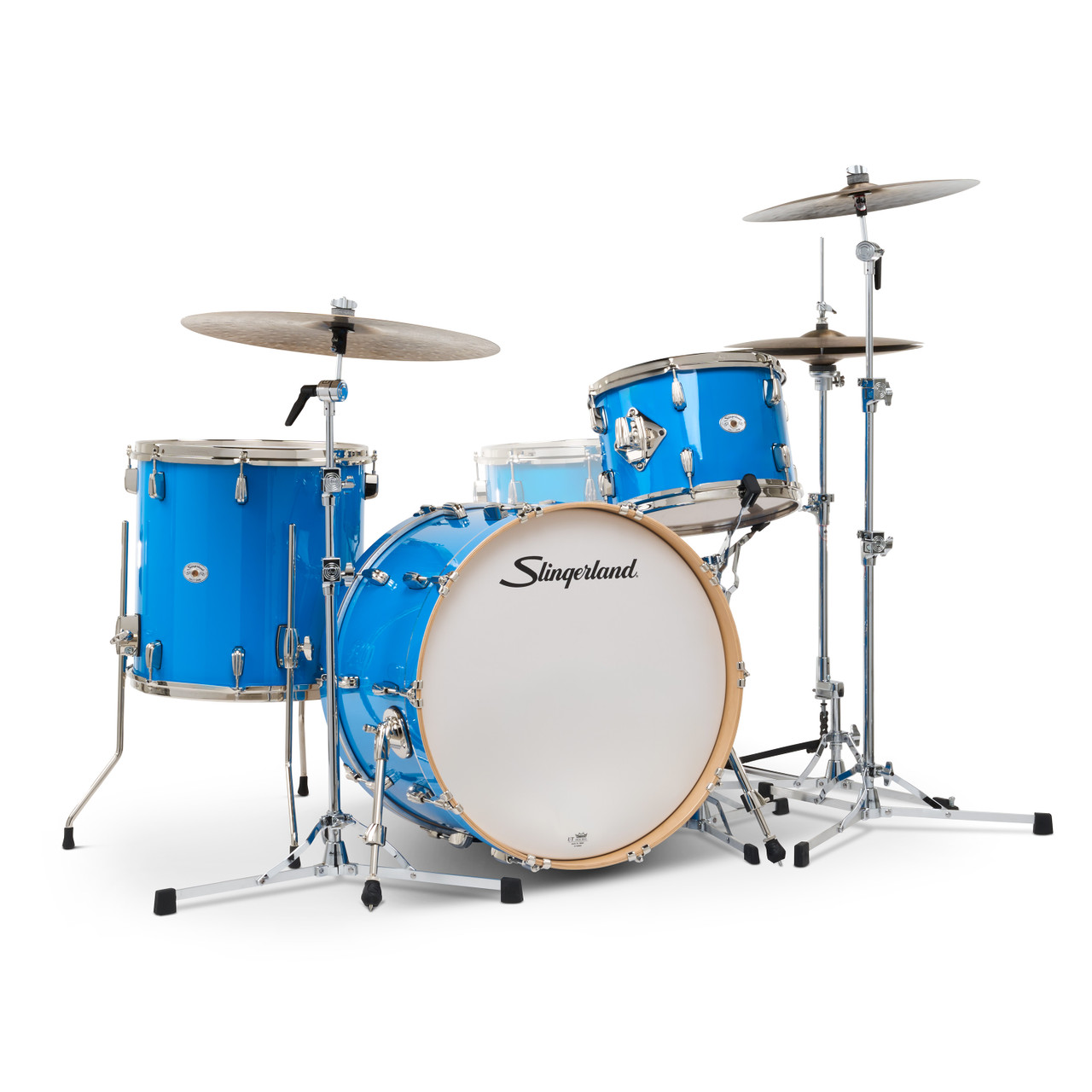 Slingerland 3Pc Studio King Kit, 13/16F/22K, Lunar Blue (SDKTSKK22N03AHLBL) | Musician Madness