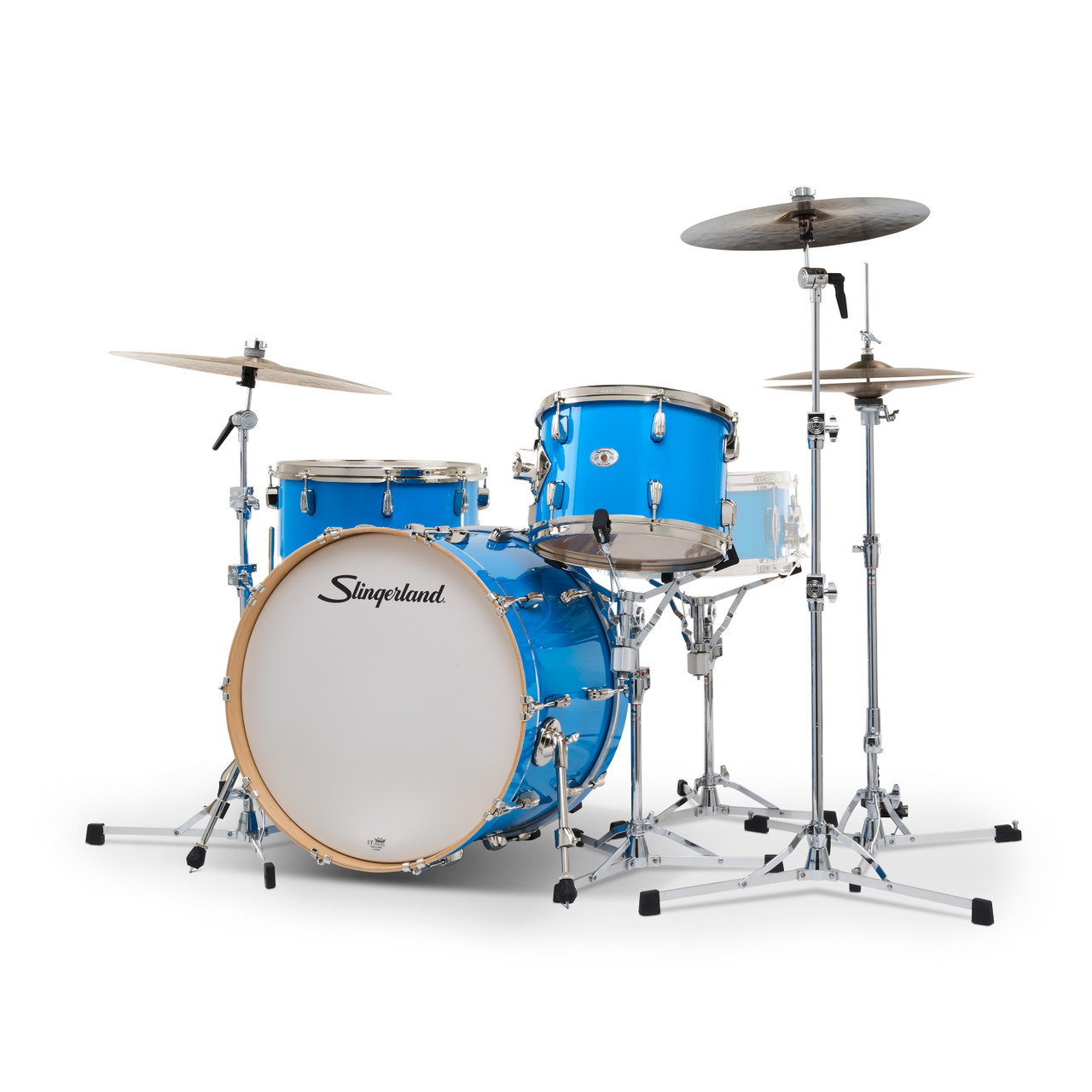 Slingerland 3Pc Studio King Kit, 13/16F/22K, Lunar Blue (SDKTSKK22N03AHLBL) | Musician Madness