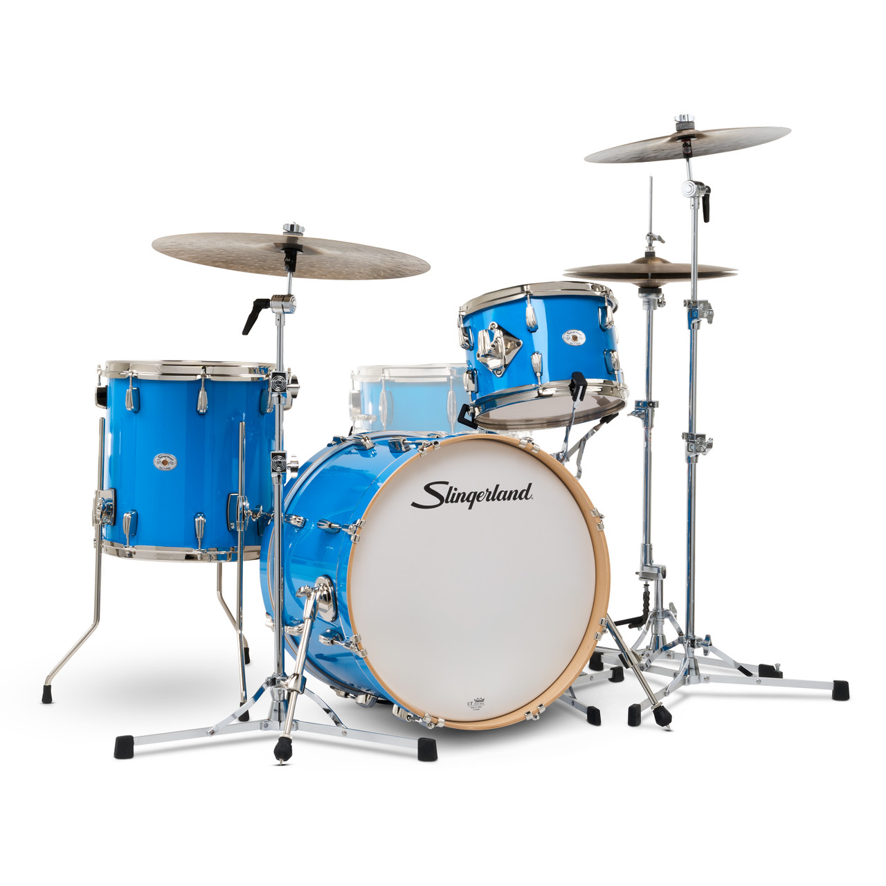 Slingerland 3Pc Studio King Kit, 12/14F/20K, Lunar Blue (SDKTSKK20N03BQLBL) | Musician Madness