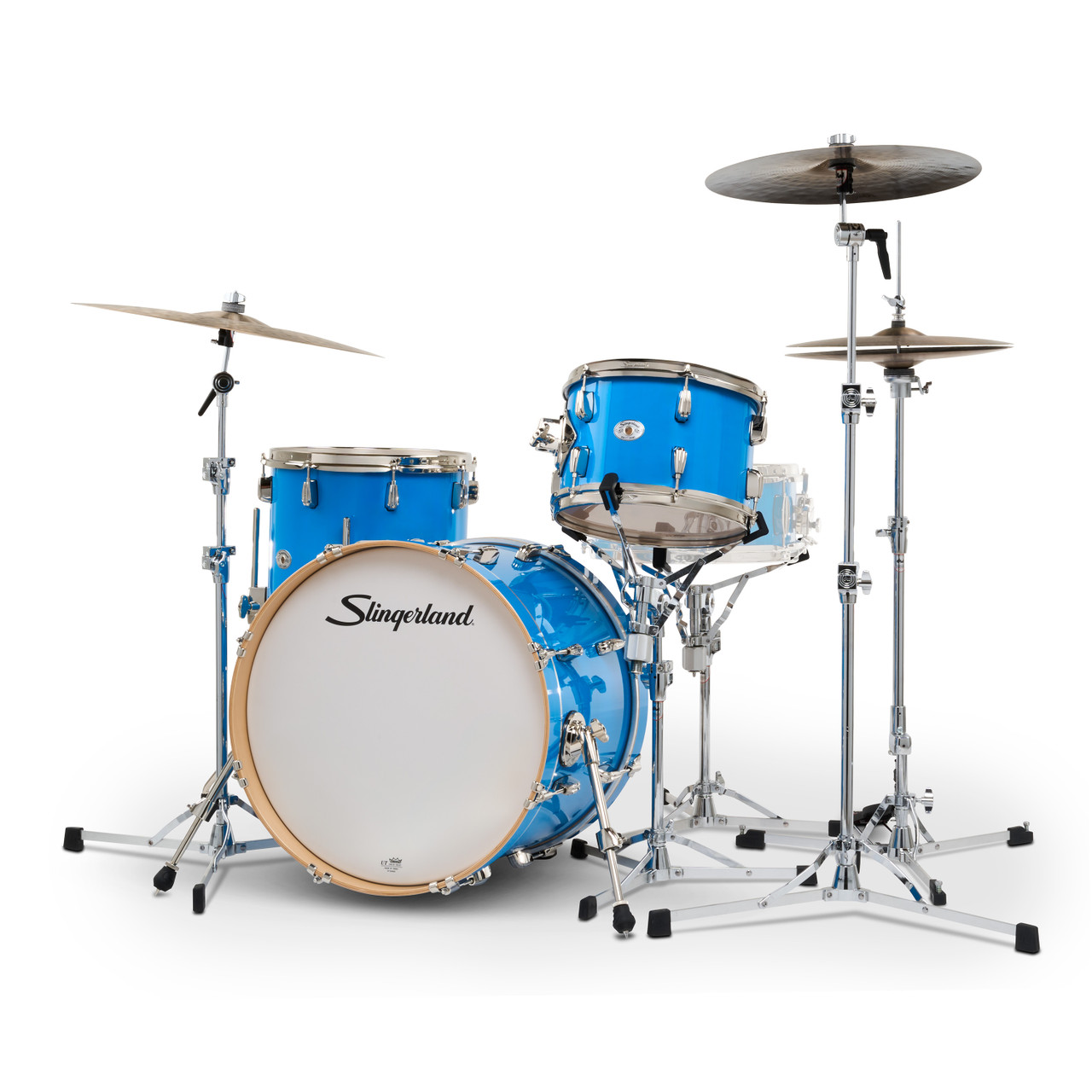 Slingerland 3Pc Studio King Kit, 12/14F/20K, Lunar Blue (SDKTSKK20N03BQLBL) | Musician Madness