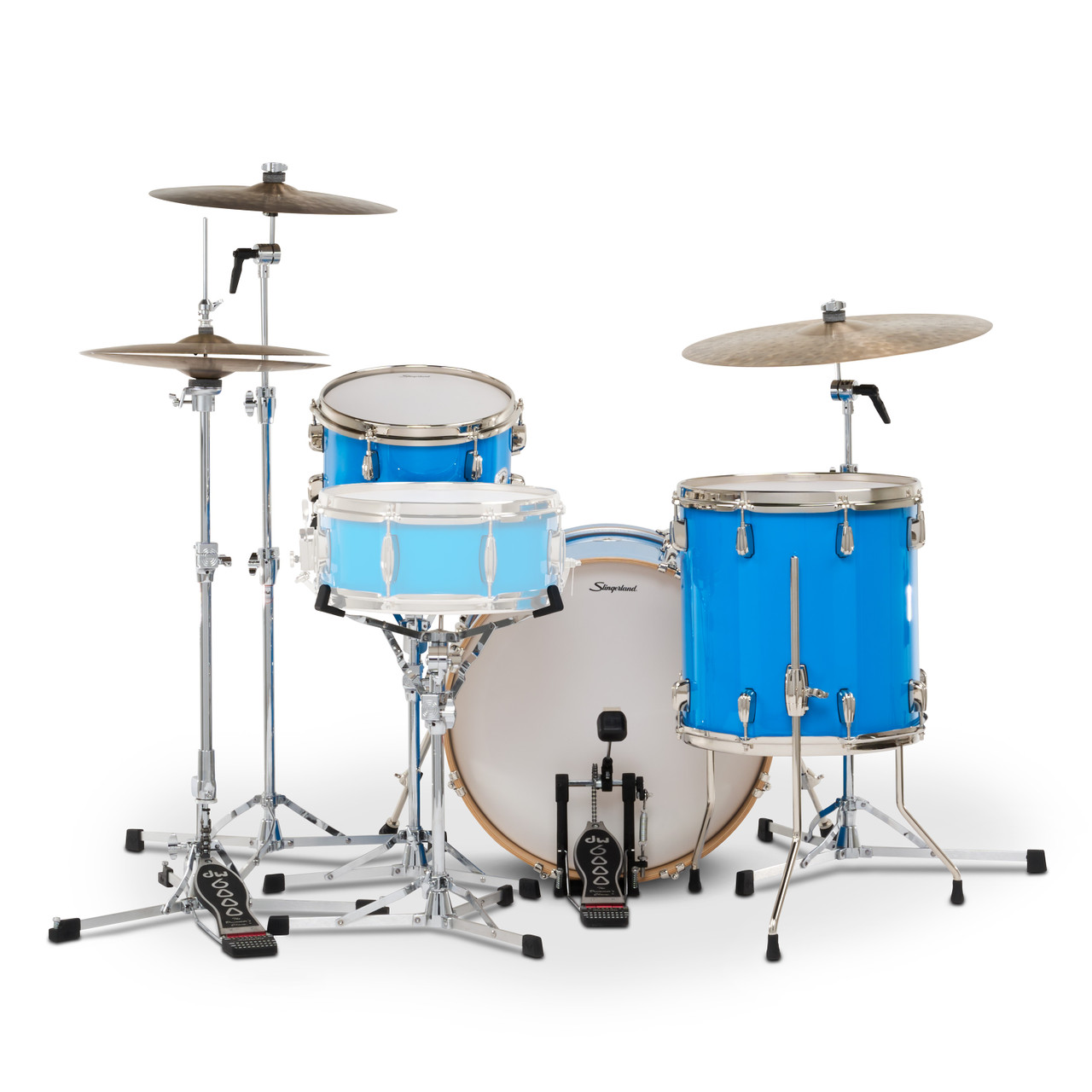 Slingerland 3Pc Studio King Kit, 12/14F/20K, Lunar Blue (SDKTSKK20N03BQLBL) | Musician Madness