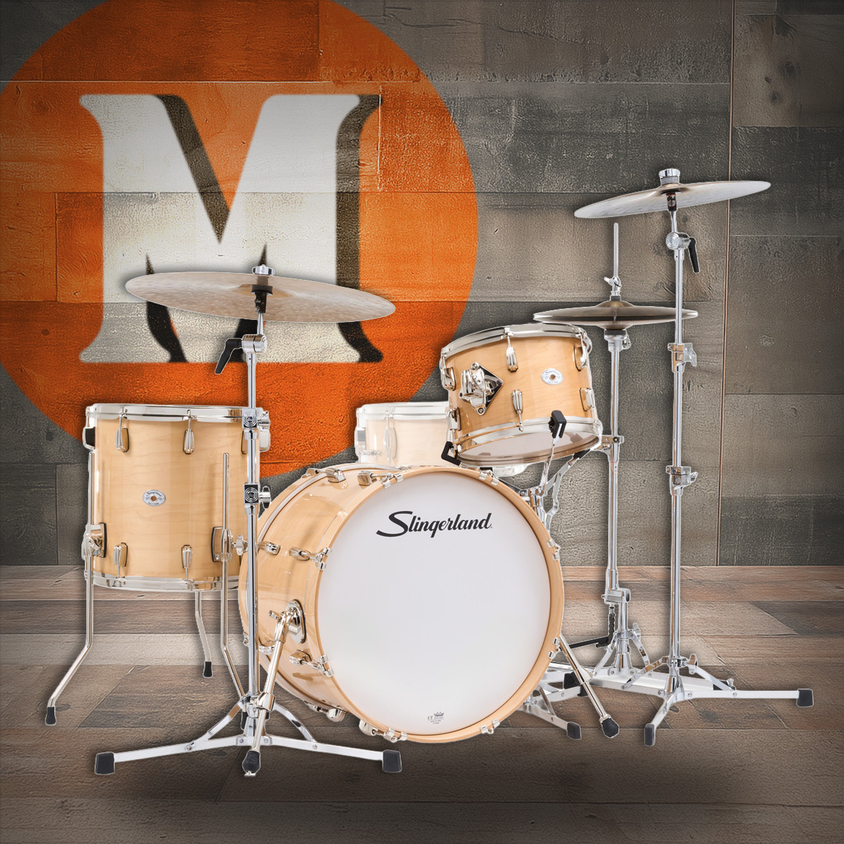 Slingerland 3Pc Studio King Kit, 12/14F/20K, Ventura Sand (SDKTSKK20N03BQVTS) | Musician Madness