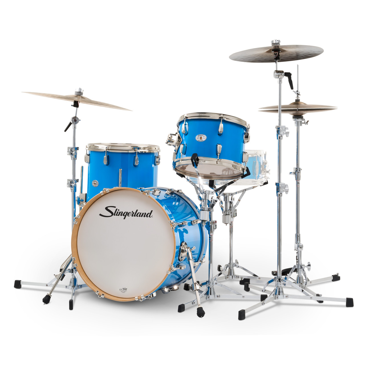 Slingerland 3Pc Studio King Kit, 12/14F/18K, Lunar Blue (SDKTSKK18N03ARLBL) | Musician Madness