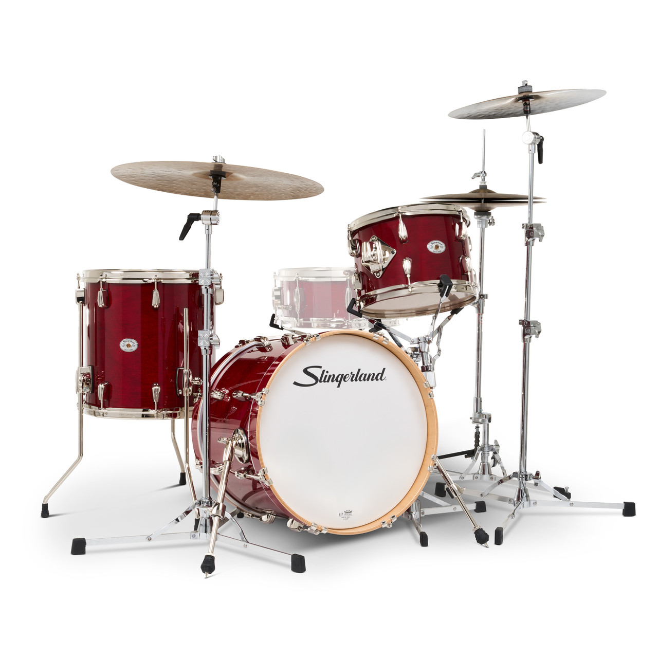 Slingerland 3Pc Studio King Kit, 12/14F/18K, Royal Crimson (SDKTSKK18N03ARRCR) | Musician Madness