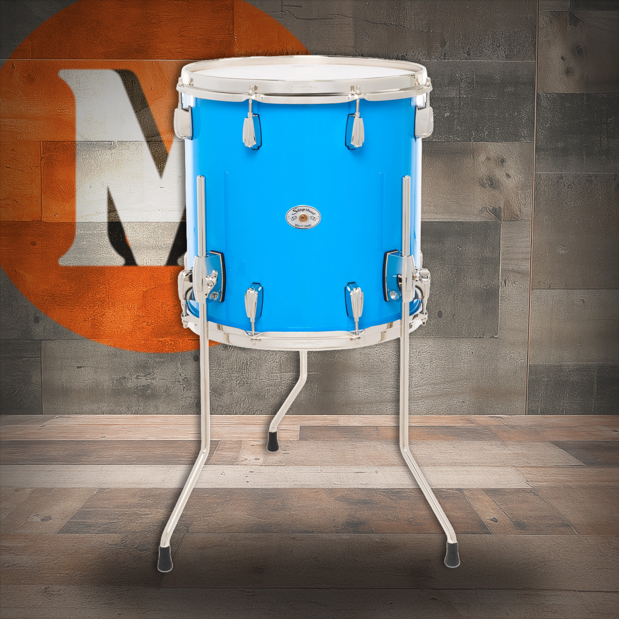Slingerland Sl 14X14 Studio King Floor Tom, Lunar Blue (SDSK1414TTKLKLBL) | Musician Madness
