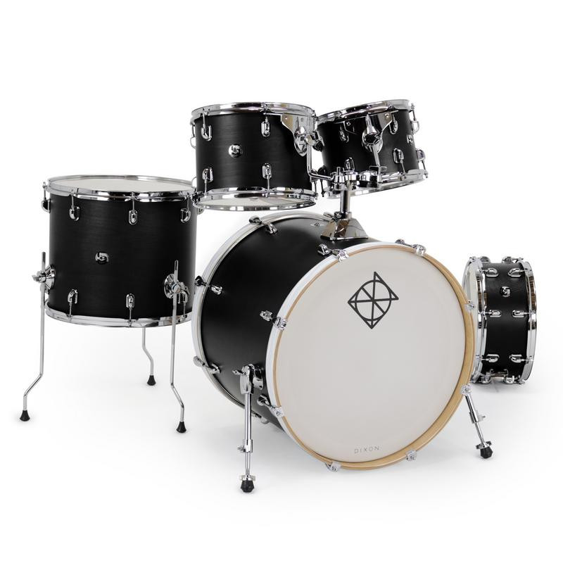 Dixon Spark Birch 5pc - Satin Black Shell Pack (PODSPB522SB) | Musician Madness