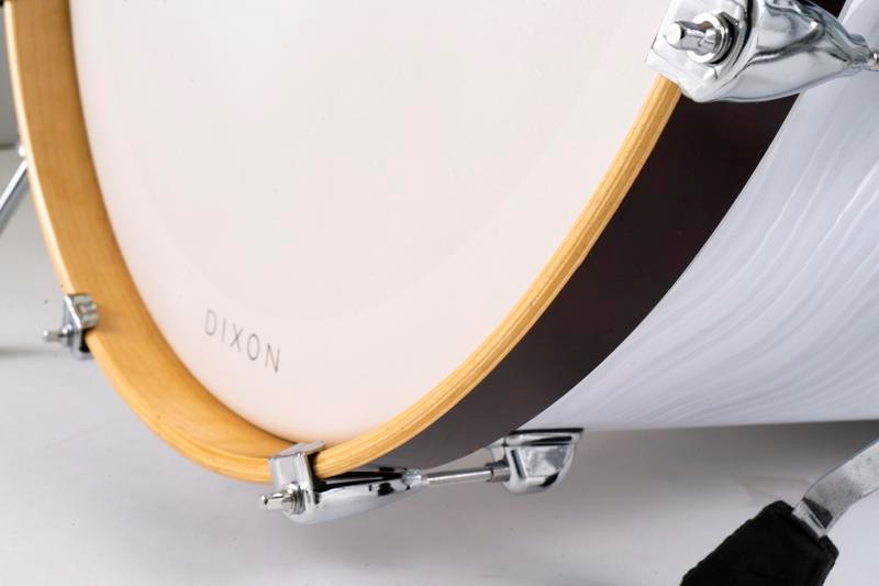 Dixon Spark Birch 5pc Shell Pack - Waves White Wrap (PODSPB522WW) | Musician Madness