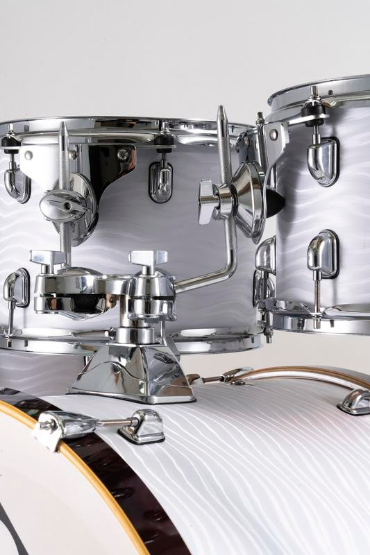 Dixon Spark Birch 5pc Shell Pack - Waves White Wrap (PODSPB522WW)