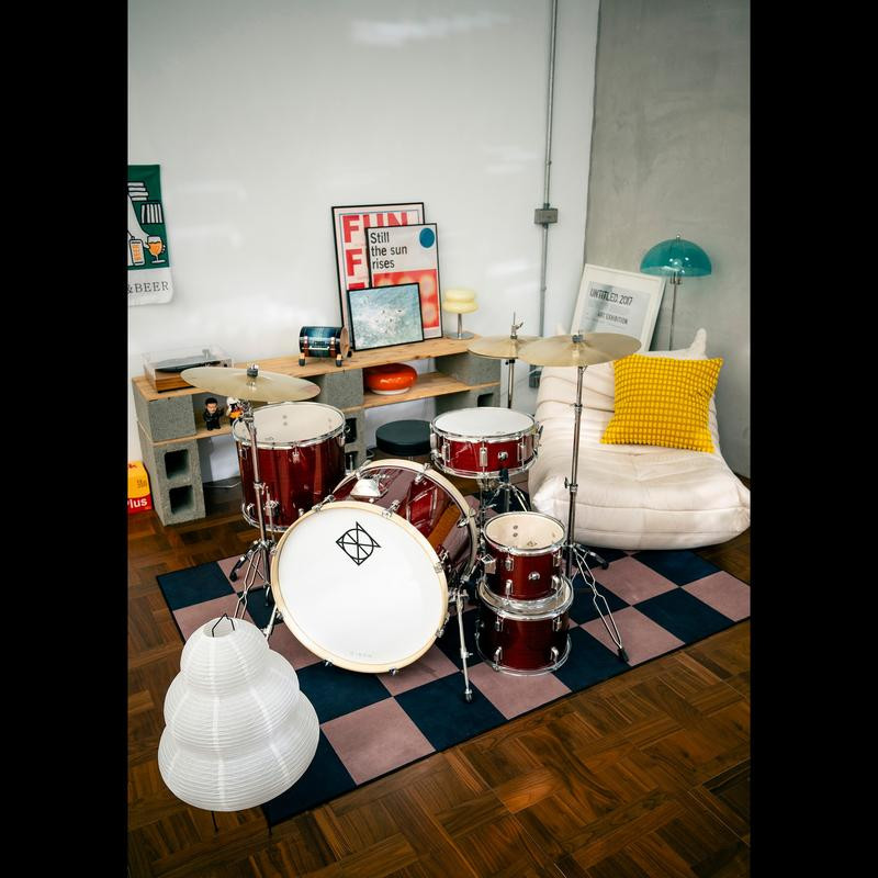 Dixon Spark Essential 5pc Complete Kit - Wine Red (PODSE522C2WR) | Musician Madness