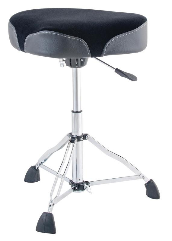 Dixon K Series Hydraulic Wide Moto Drum Throne Black (PSN14HM) | Musician Madness