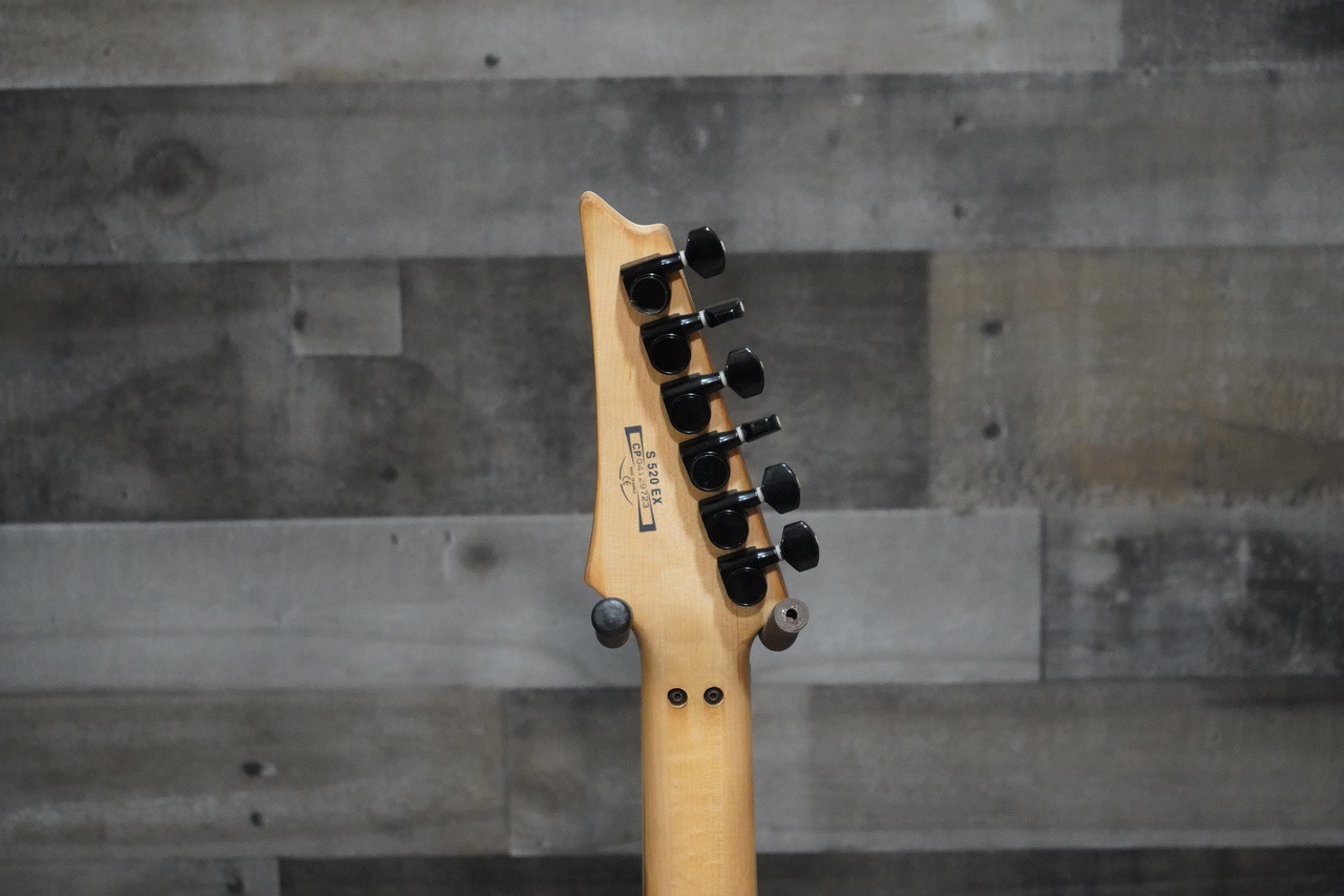 Ibanez S520EX Super S Electric Guitar Black 6-String - Black - Used | Musician Madness