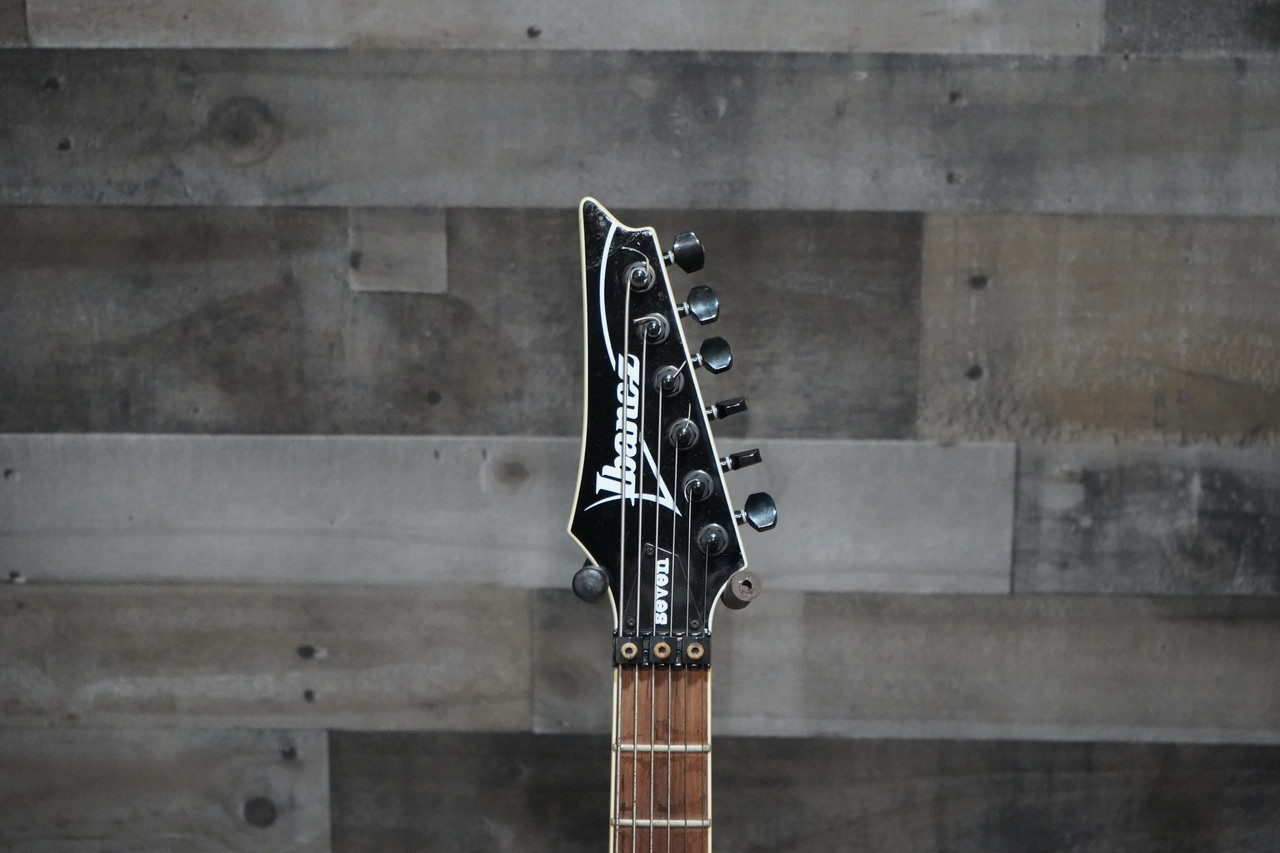 Ibanez MTM2 Mick Thomson Autographed Electric Guitar w/ Hard Case - Black - Used (MTM2_USED_IS)