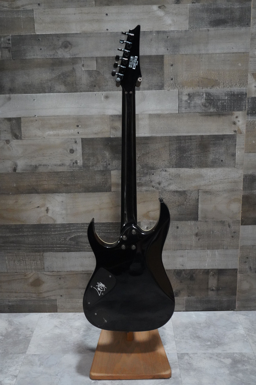 Ibanez MTM2 Mick Thomson Autographed Electric Guitar w/ Hard Case - Black - Used