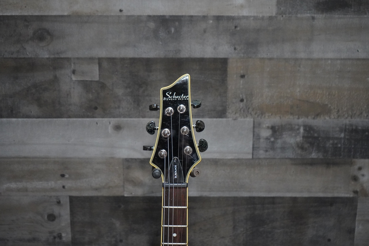 Schecter Diamond Series PT Blackjack Black Solid Body Electric Guitar - Used