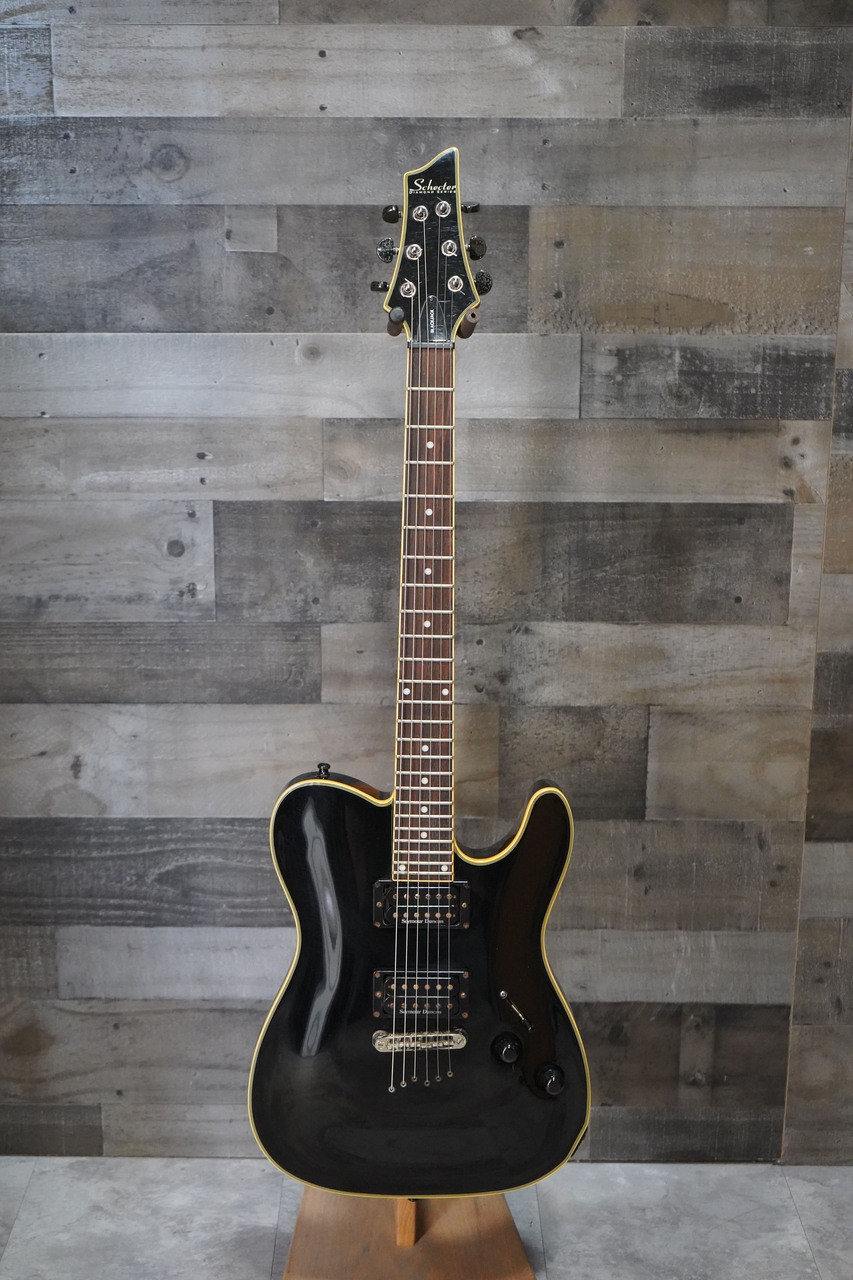 Schecter Diamond Series PT Blackjack Black Solid Body Electric Guitar - Used | Musician Madness