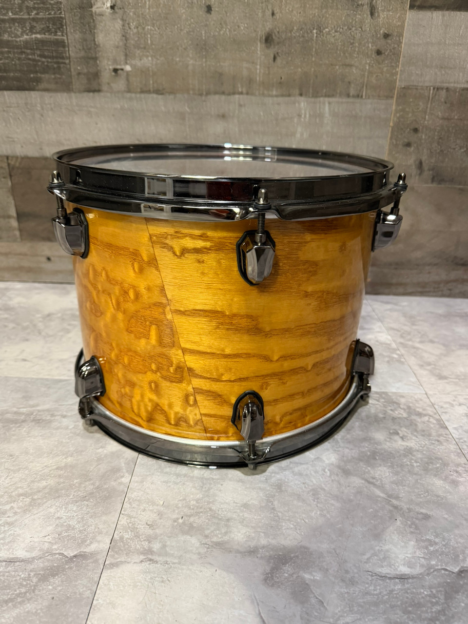 Mapex Saturn IV 12" x 8" Rack Tom - Natural Ash Burl (Open Box)