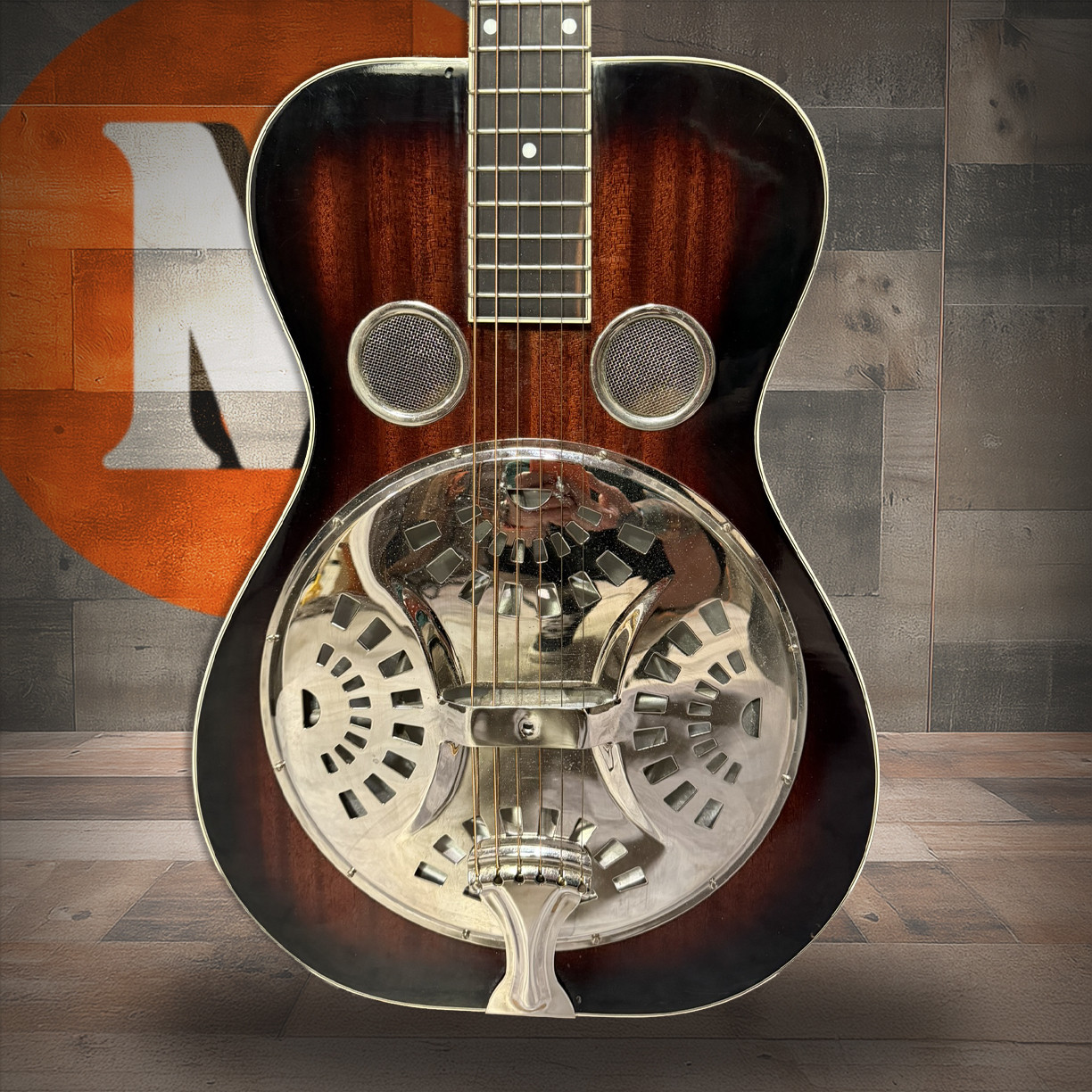 Recording King RR-36S-VS Maxwell Square Neck Resonator Guitar Vintage Sunburst - USED (RR-36S-VS)