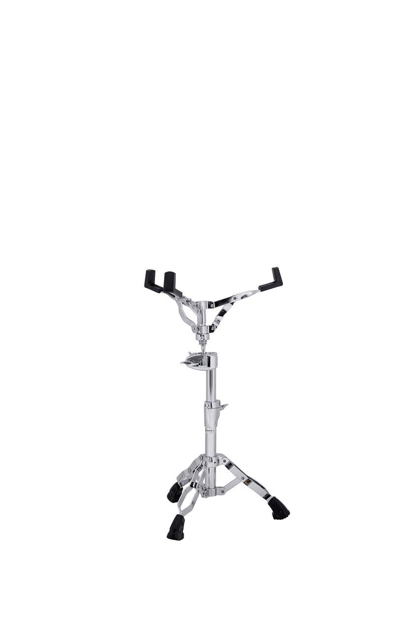 Mapex Armory 800 Snare Stand (S800) â€“ heavy-duty double-braced snare stand with gear tilter, slip-resistant feet, and adjustable height for professional drummers