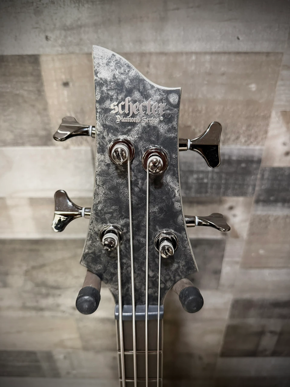 Schecter MVP C-4 Electric Bass Guitar - Black Reign - B-Stock-2 (913) | Musician Madness