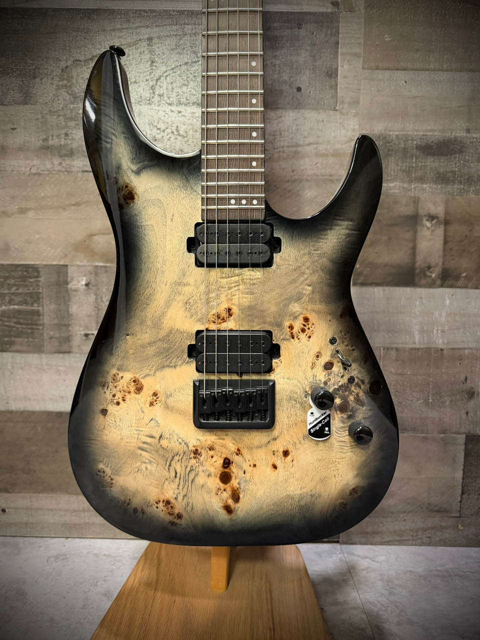 Schecter CR-6 Electric Guitar - Charcoal Burst B-Stock (847)