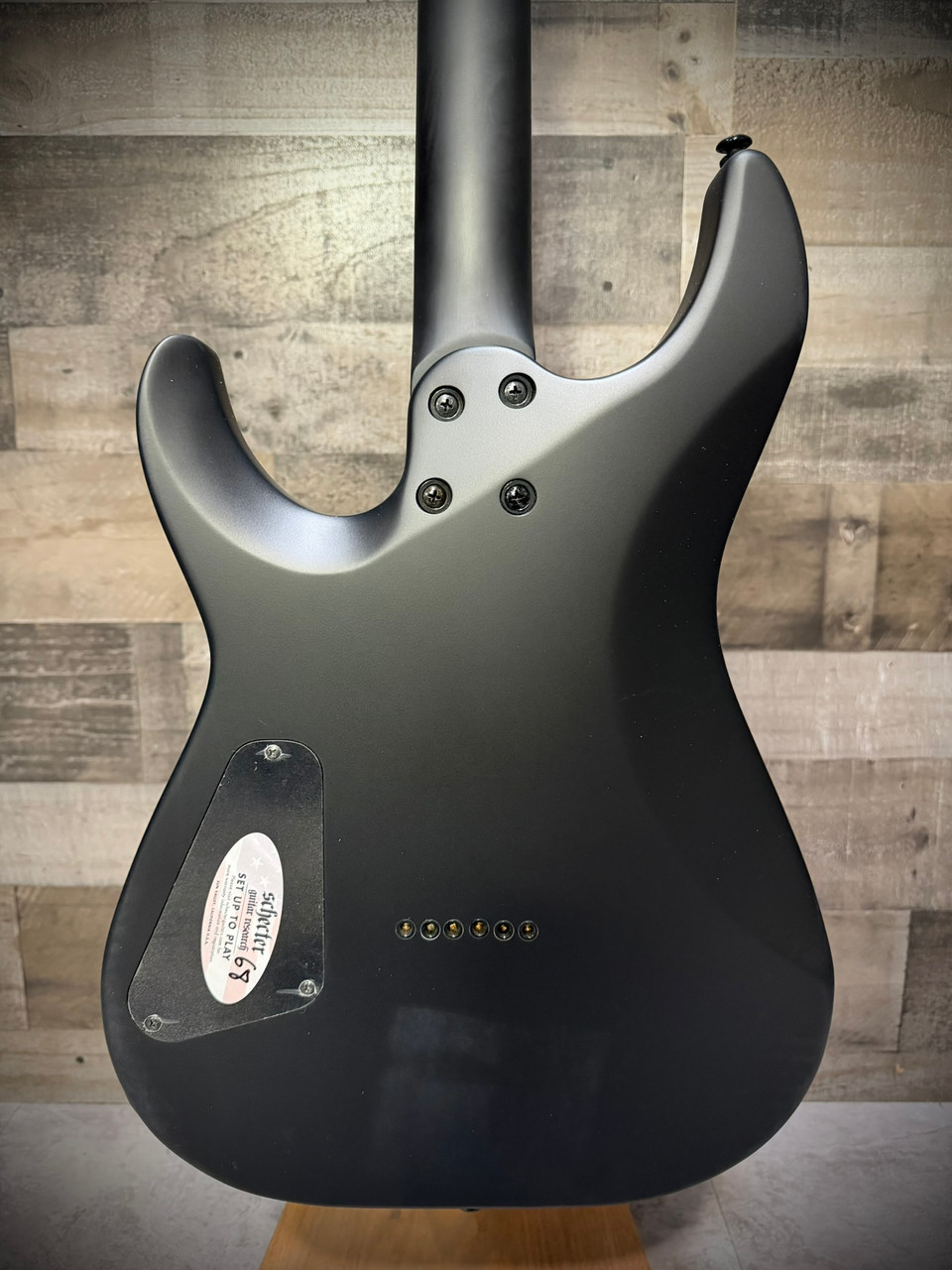 Schecter Damien-6 B-Stock - Satin Black (2470) (2) | Musician Madness