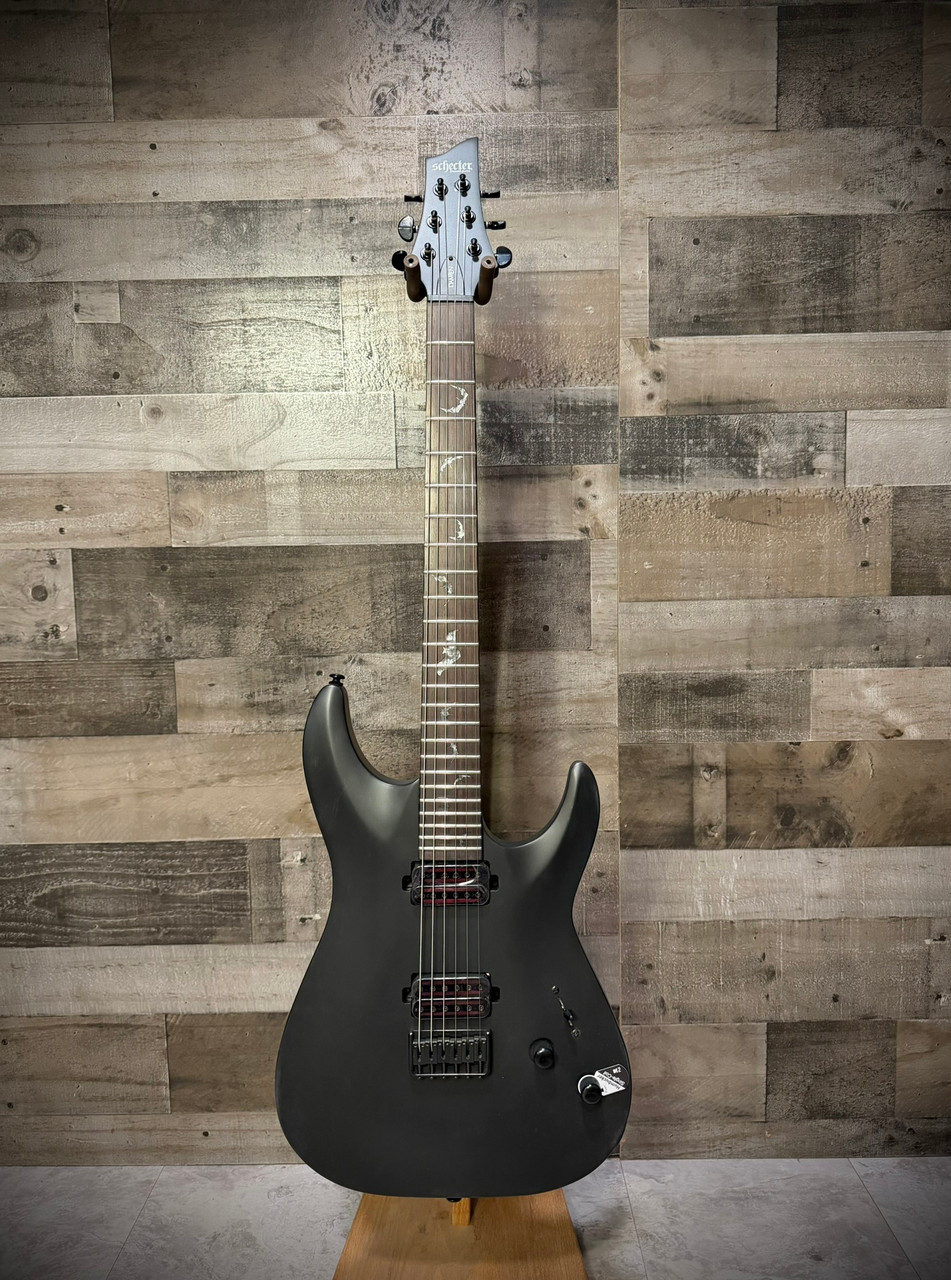 Schecter Damien-6 B-Stock - Satin Black (2470) (3) | Musician Madness