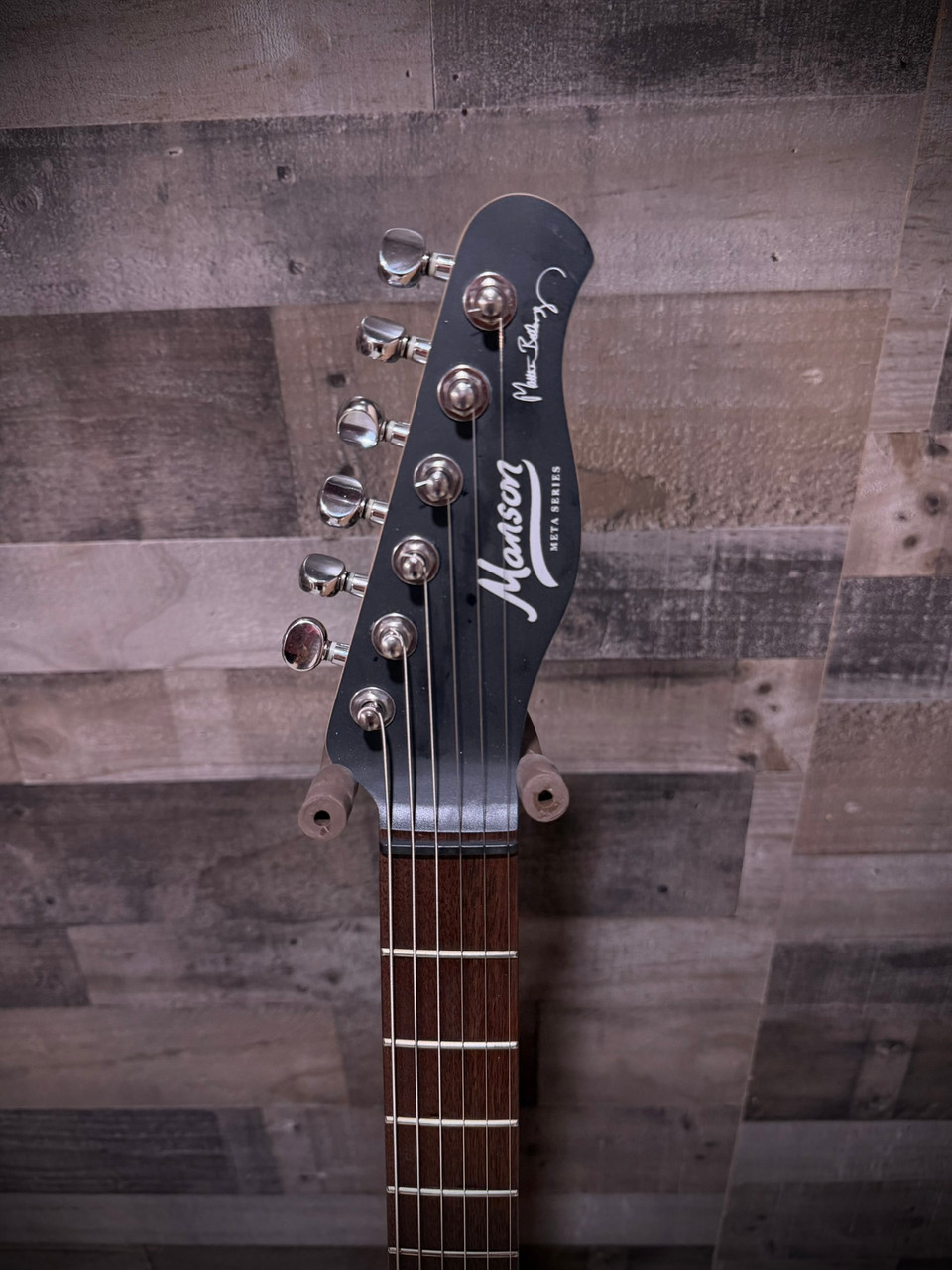 Cort MBM-2 Manson Electric Guitar w/ Kaoss Pad and Sustainiac Electric Guitar w/ Hard Case - White Sparkle