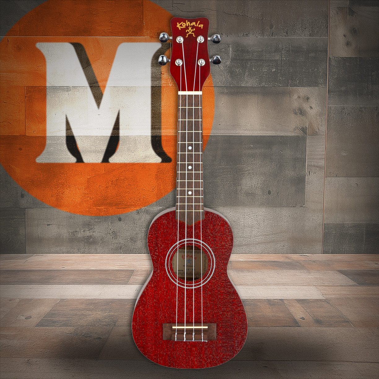 Kohala All Mahogany Soprano Ukulele W/ No Binding (AK-SL) | Musician Madness
