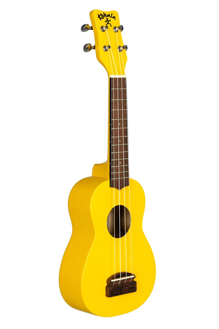 Kohala Soprano Tiki Series Ukulele Yellow (KT-SYE)