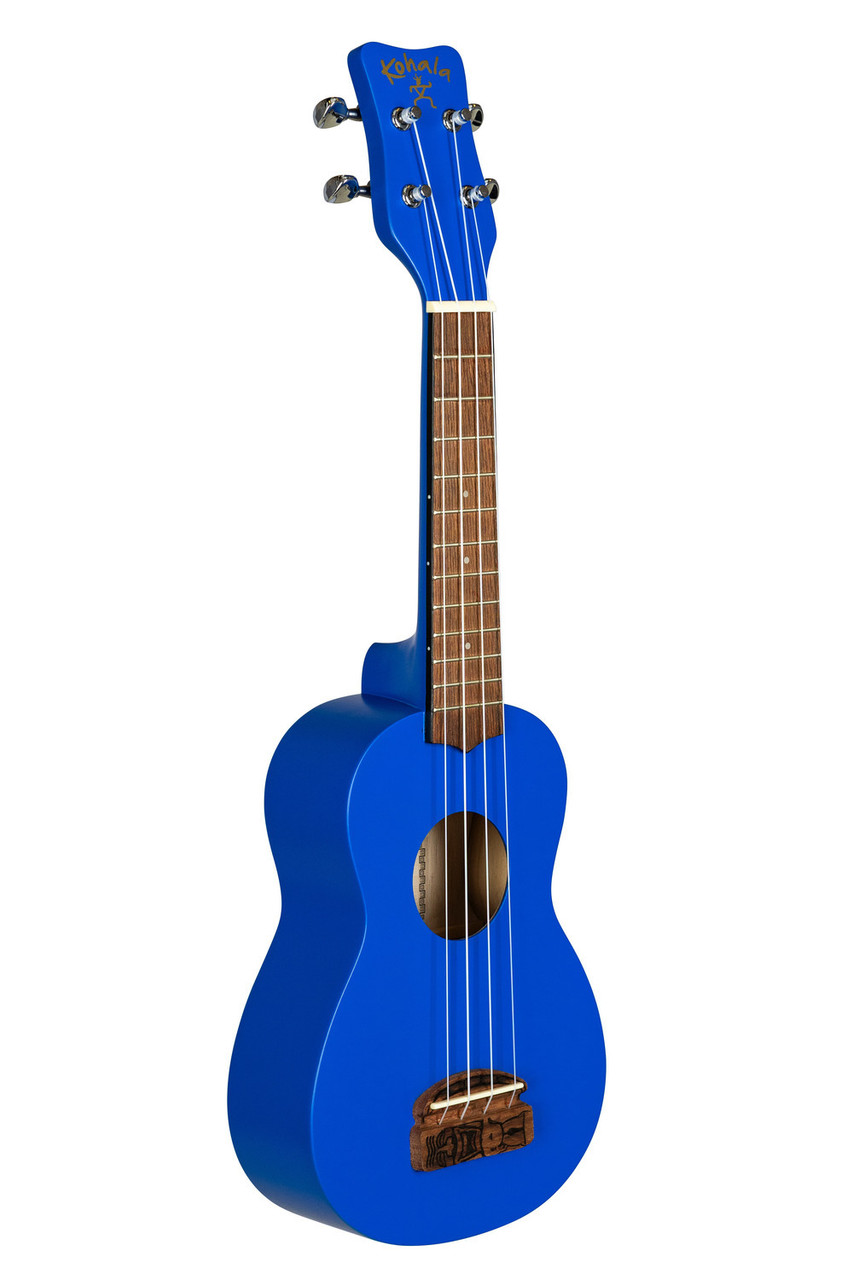 Kohala Soprano Tiki Series Ukulele Ocean Blue (KT-SBL) | Musician Madness